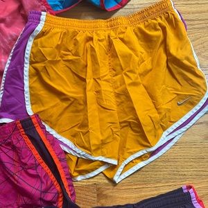 Orange Nike Dri-fit shorts